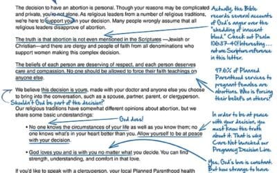 How Planned Parenthood Deceives Believers About Abortion