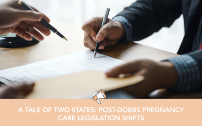 A Tale of Two States: Post-Dobbs Pregnancy Care Legislation Shifts